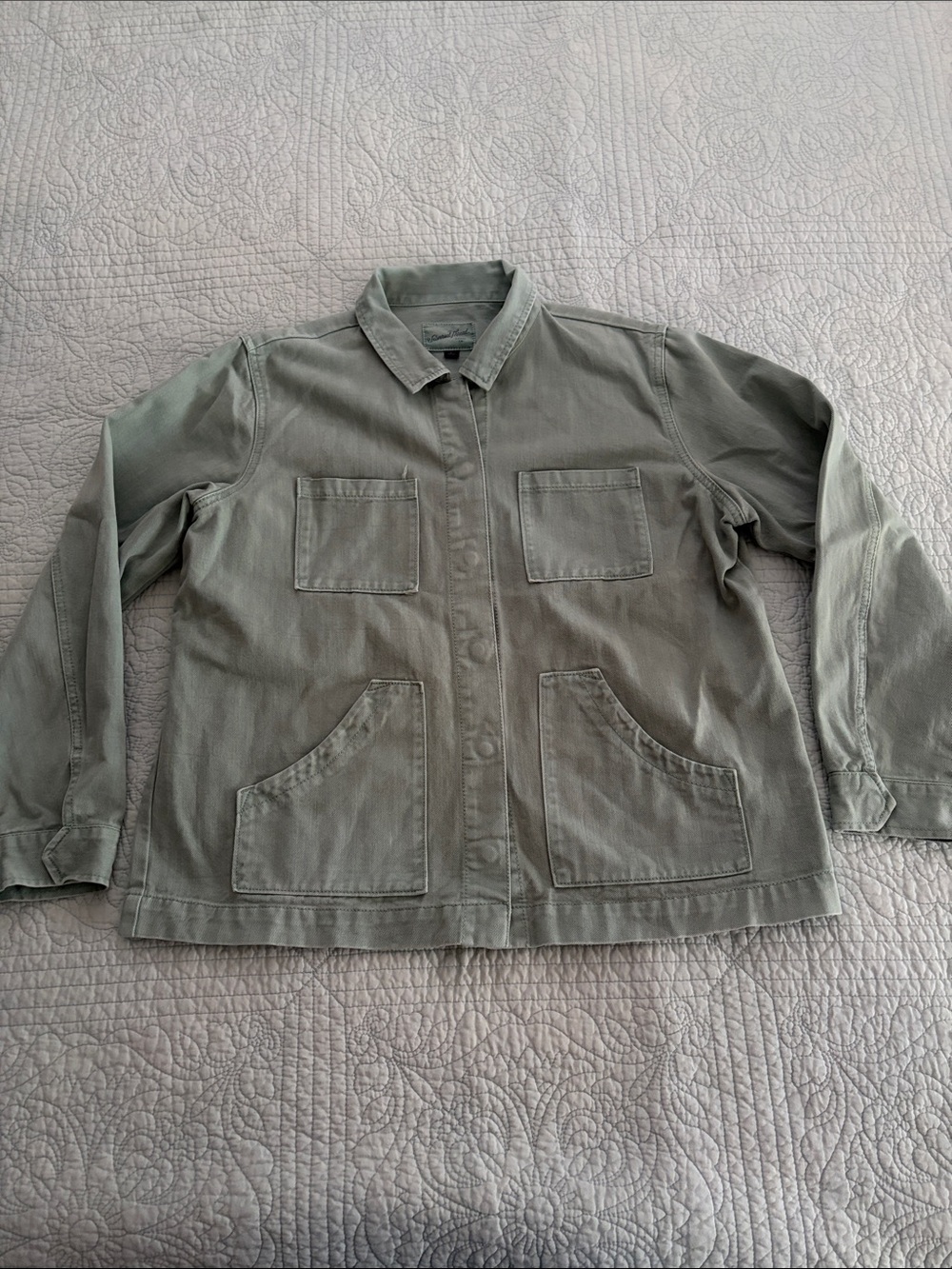 Universal Thread Light Sage Jean Jacket
